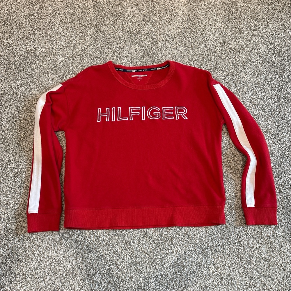 Tommy Hilfiger Sport Red Crewneck